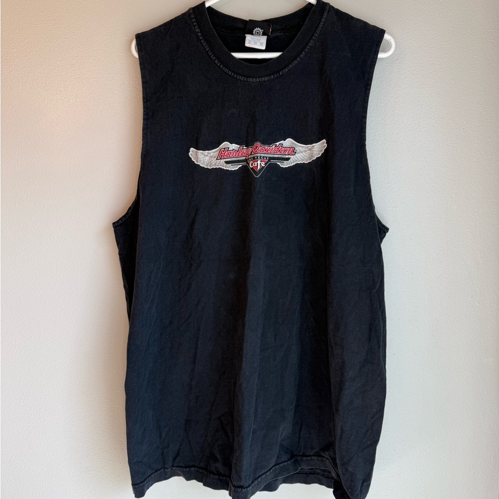 Harley-Davidson Black Sleeveless Tee